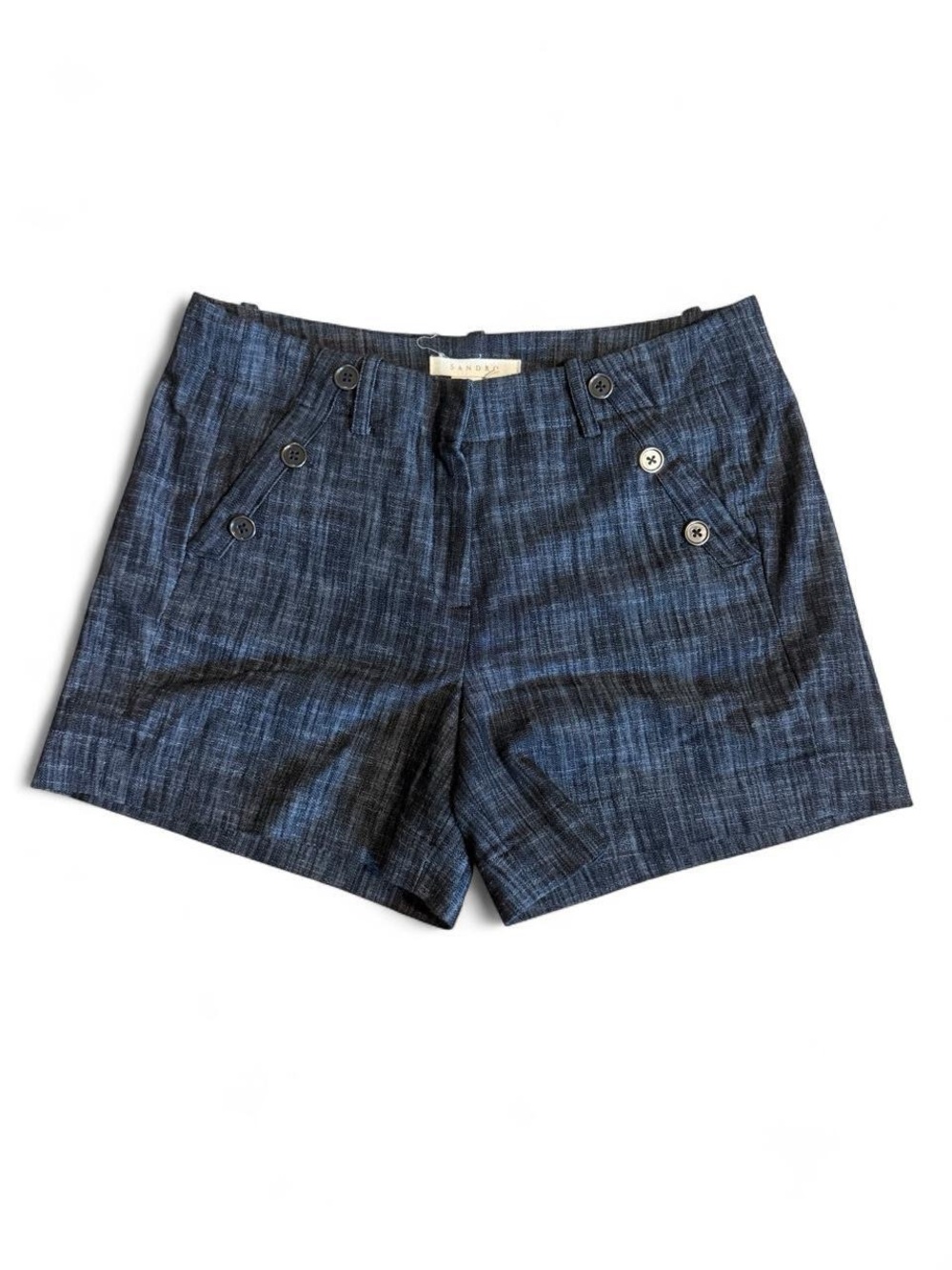 Sandro Grey Sailor Shorts Sz 10